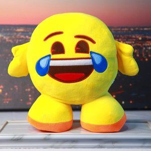 Laughing Free Standing Emoji Plush 12"